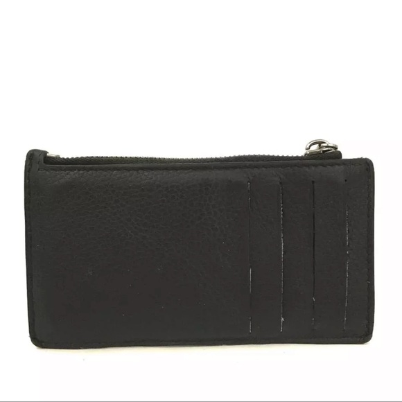 AUTH Christian Dior Trotter Canvas Card Case Pouch Navy Blue - Picture 4 of 7